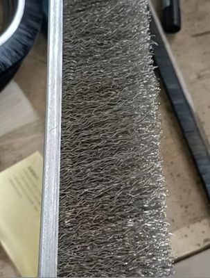 Customized Stainless Steel Wire Strip Brush For Metal Polishing
