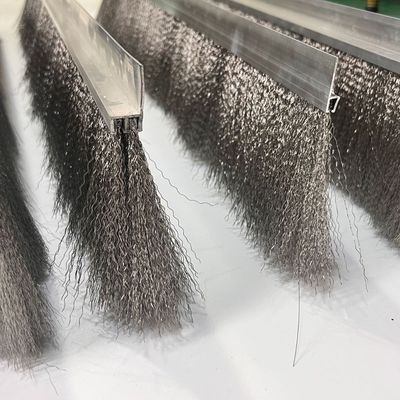 Customized Stainless Steel Wire Strip Brush For Metal Polishing