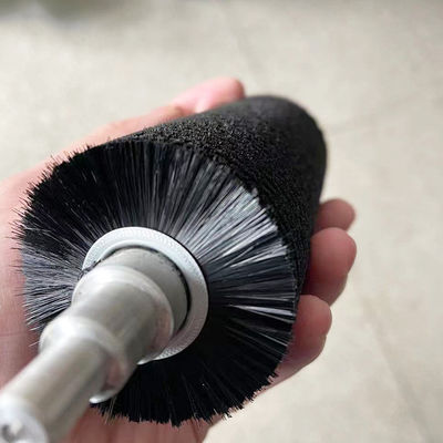 Industrial With Metal Shaft Roller Brush Spiral Coil Cylinder Brush