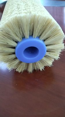 Industrial Customizable Plastic Tube Sisal Grafted Roller Brush For Wood Polishing And Deburring
