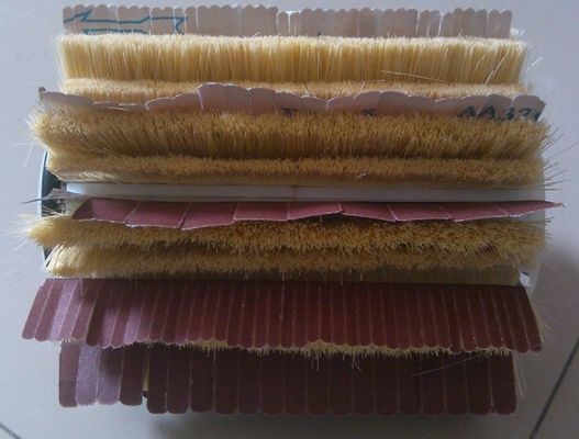 Tampico Fiber Sanding Roller Brush With Sandpaper And Sisal Strip Brushes