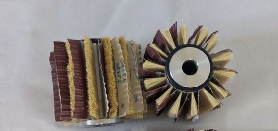 Tampico Fiber Sanding Roller Brush With Sandpaper And Sisal Strip Brushes