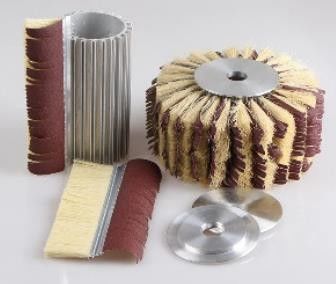 Tampico Fiber Sanding Roller Brush With Sandpaper And Sisal Strip Brushes