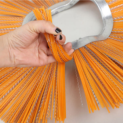 Convoluted Accessories Sanitation Road Snow Sweeping Brush Wafer Sweeper Brush Road Sweeper Brush