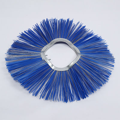 Efficient Street Cleaning Steel Wire PP Sweeper Brushes Rotating Road Snow Sweeping Brush