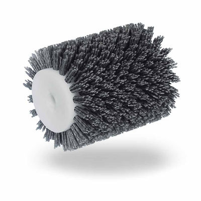 Woodworking Abrasive Wheel Brush Nylon Bristle Roller Ciruclar Brush For Wood Polishing