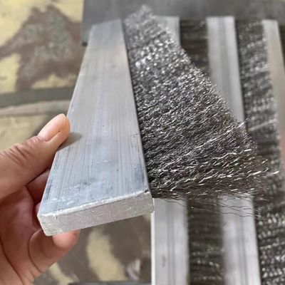 Polishing Brush Wire 0.08-0.5mm Base Aluminum Alloy Bristles Stainless Steel Wire Strip Brush