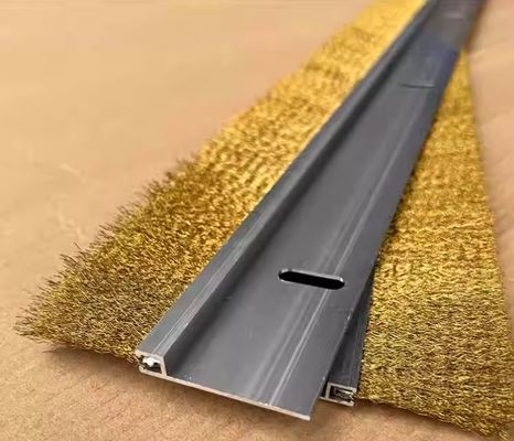 Customizable 0.2 Brush Wire Copper Wire Strip Brush For Industrial Machine Seal