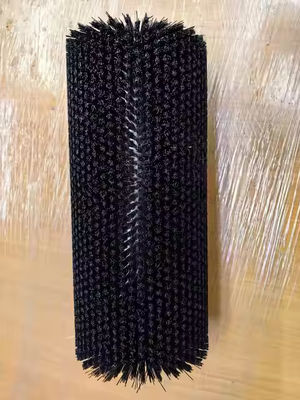 Industrial Custom Nylon Roller Brush For Press Machine Colour Cleaning