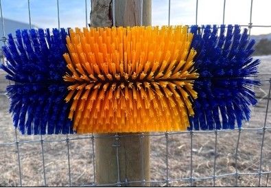 Customized Half Round Cattle Body Brush Nylon Brush For Cattle And Sheep Scratching
