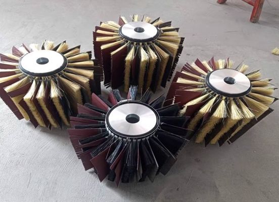 Customizable Size Sandpaper Sisal Roller Brush For Polishing Jeans
