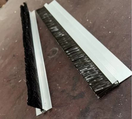 Aluminium Alloy Carbon Fiber Strip Brush Anti-Static Brush industrial brushes strip