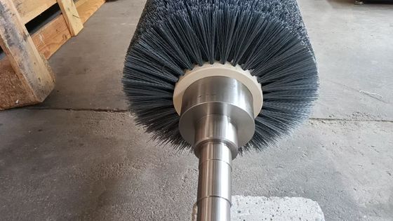 Industrial Custom Silicon Carbide Roller Brush Abrasive Roller Brush For Textiles