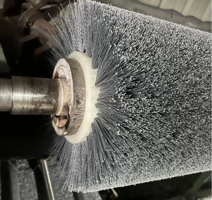Industrial Custom Silicon Carbide Roller Brush Abrasive Roller Brush For Textiles