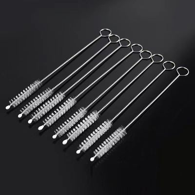 Nylon Tube Clean Brush Stainless Steel Test Tube Clean Brush Laboratory Supplies Baby Bottle Teapot Nozzle Clean Tool