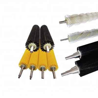 Customized Nylon Cylindrical Brushes Cleaning Machine Roller Brush For Produce Cleaning Fruits And Vegetables