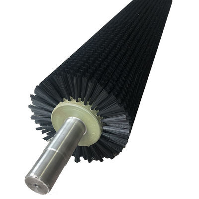 Customized Nylon Cylindrical Brushes Cleaning Machine Roller Brush For Produce Cleaning Fruits And Vegetables