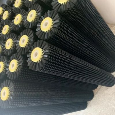 Industrial Custom Color Nylon Roller Brush For Printing Industry Cleaning