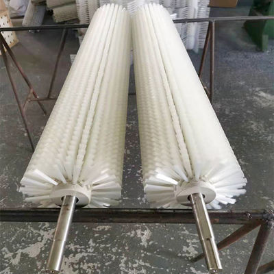 Industrial Nylon Cylindrical Cleaning Roller Brush Rotary for food processing