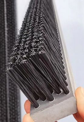 Industrial Brushes Customized Size Nylon Plate Brushes for Guide Steel Plates On Stamping Machines