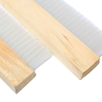 Industrial Custom Lath Brush Pvc Base Nylon Material Brushes For Dust Removal