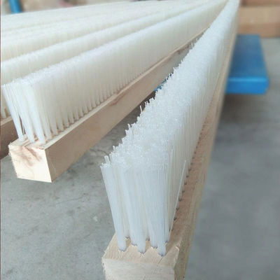 Industrial Custom Lath Brush Pvc Base Nylon Material Brushes For Dust Removal