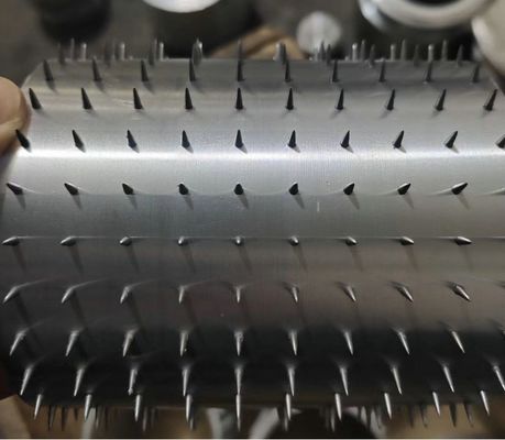 Custom Industrial Stainless Steel /Copper Needle Perforation Roller For Printing Packaging