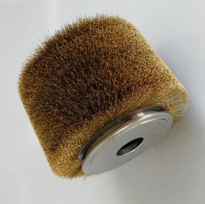 Industrial Wood Polishing Machine Brass Wire Roller Brush