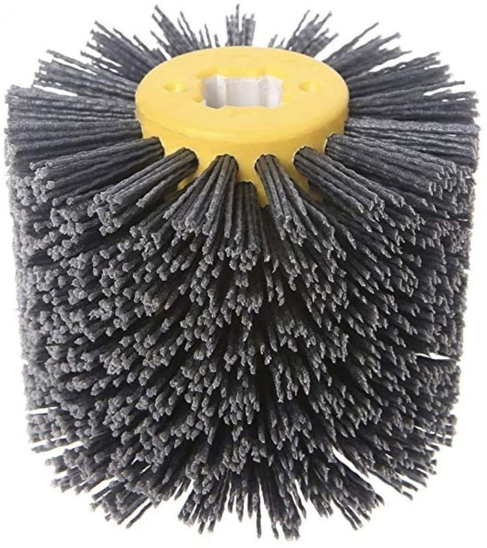 Cylinder Grinding Drawing Wire Roller Brush For Wooden Floor Polishing Cleaning ODM