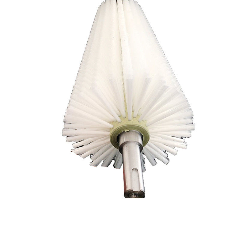 Custom Industrial Rotating Brushes Cleaning Cylinder Center Roller Brush