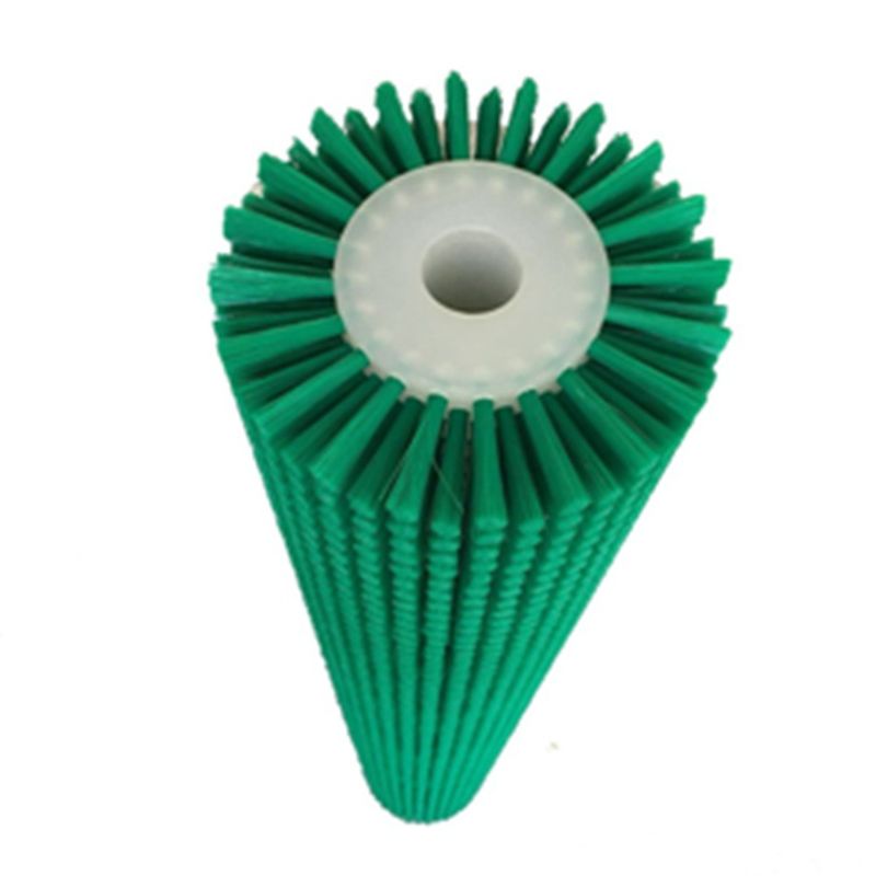 2024 Factory Direct Sale Nylon Wire Cylindrical Brush For Shoe Sole Cleaning Machine