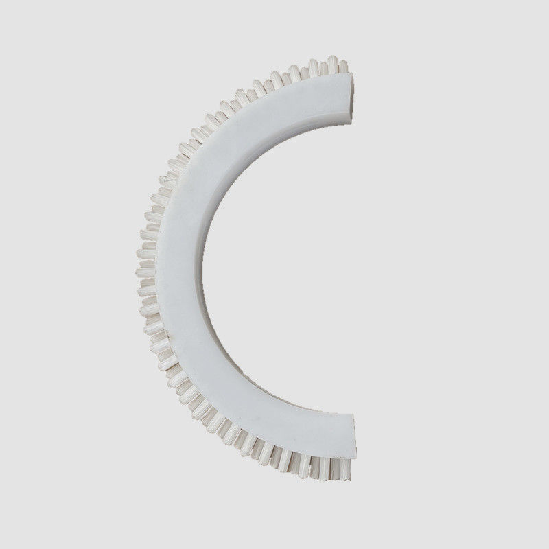 Custom Made Nylon Lath Brushes Semicircle Half Round For Sewage Products