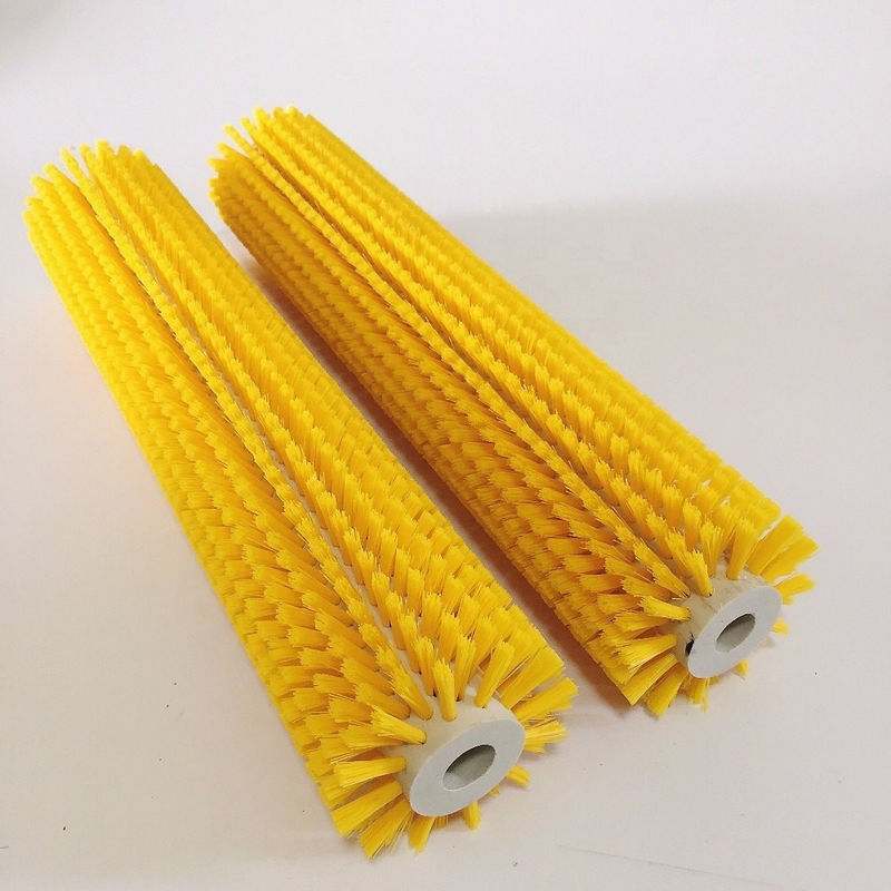Nylon Industrial Rotating Cleaning Cylindrical Brush Roller