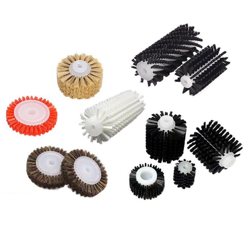 Custom Industrial Cylinder Nylon Spiral Roller Brush For Cleaning