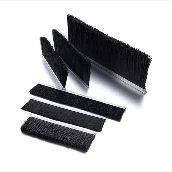 Customized Nylon PP Strip Brush For Shutter Doors Sealing