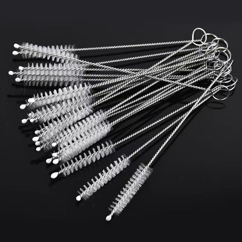 Nylon Tube Clean Brush Stainless Steel Test Tube Clean Brush Laboratory Supplies Baby Bottle Teapot Nozzle Clean Tool