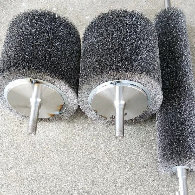 WPC Boards Sanding Polishing Stainless Steel Wire Roller Brush