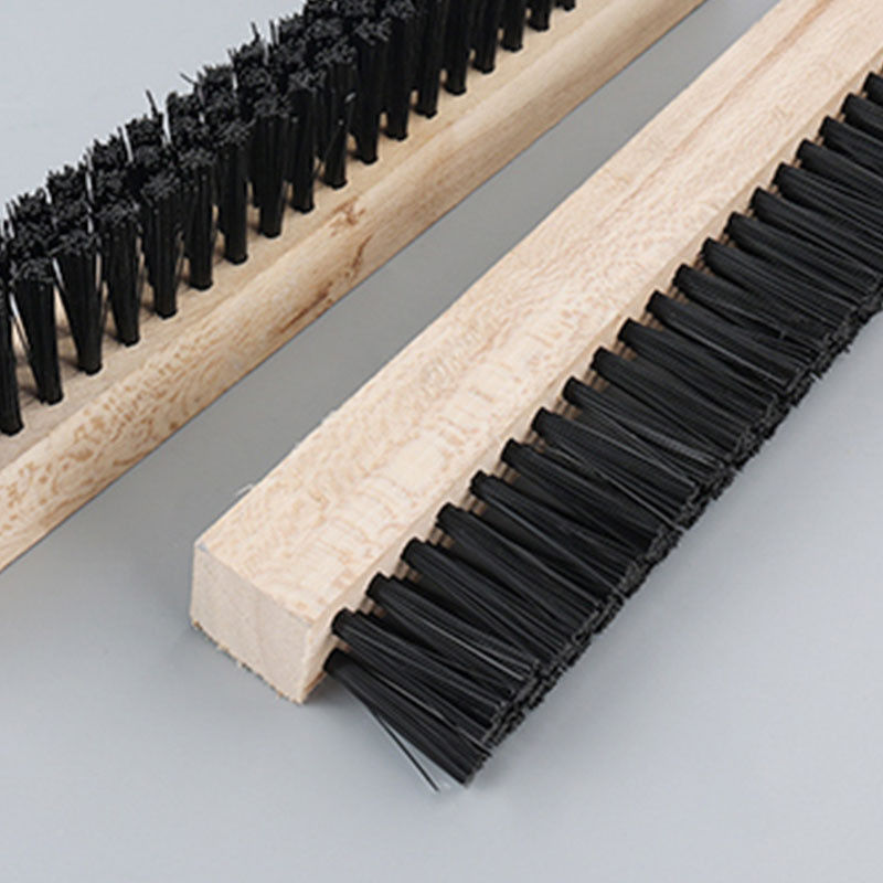 Industrial Custom Lath Brush Pvc Base Nylon Material Brushes For Dust Removal