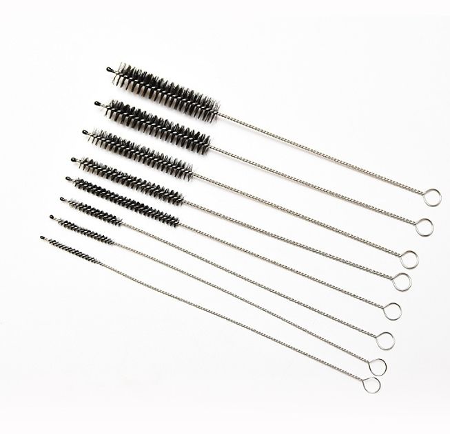 Custom Size Nylon Wire Tube Brush Cleaning Pipe Brush Stainless Steel Twisted Wire Brush